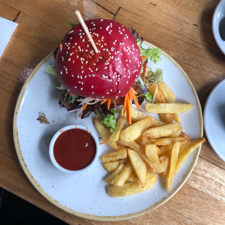 photo of Sister of Soul Rainbow Tempeh Burger shared by @emmy6 on  15 Apr 2021 - review
