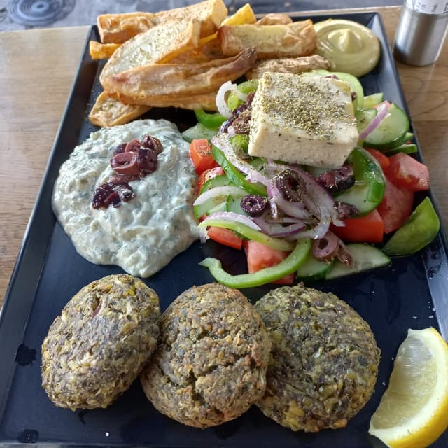 Foto del plato “Veganaki Special”