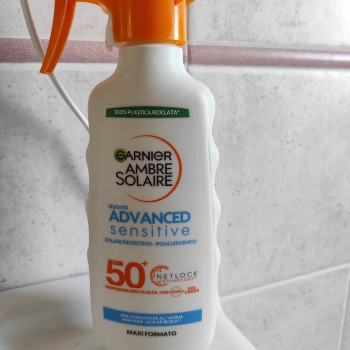 photo of Garnier ambre solaire Solare Advanced Sensitive shared by @almacocchine on  17 Jun 2022 - review