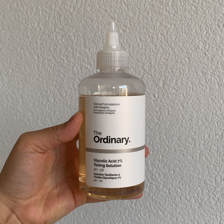 photo of The Ordinary Glycolic Acid 7% Toning Solition shared by @kiyivinski on  15 Oct 2021 - review