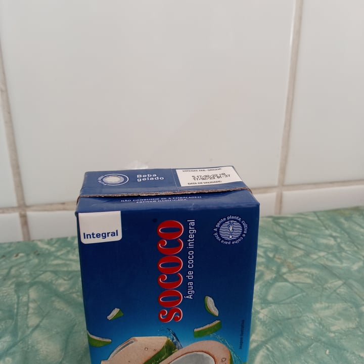 review photo of Sococo Água De Coco Integral shared by @maluserato on 09 May 2022 - review