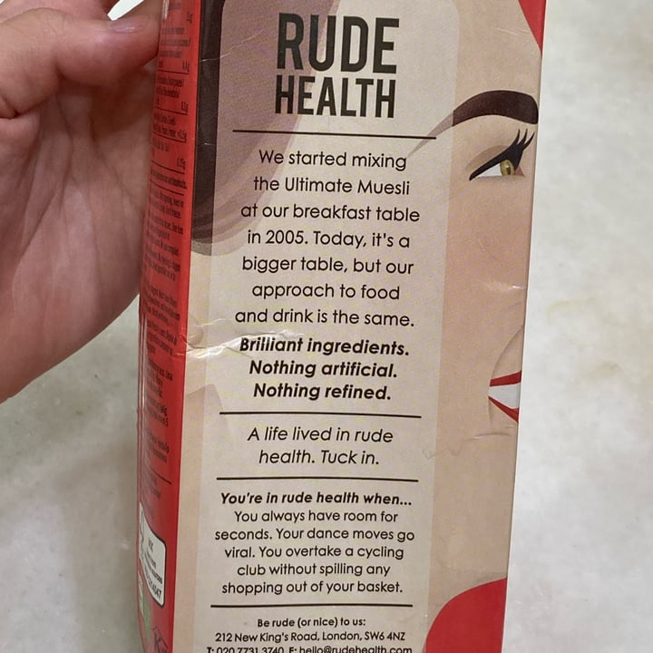 photo of Rude health Hazelnut Milk shared by @glitteryunicorn on  13 May 2022 - review