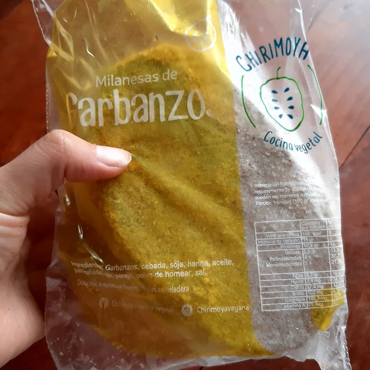 review photo of Chirimoya Milanesas De Garbanzo shared by @gabrgarcia on 18 Sep 2021 - review
