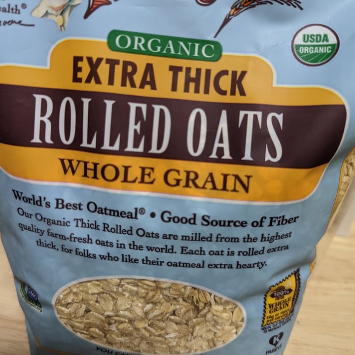 photo of Bob's Red Mill Organic Extra Thick Rolled Oats shared by @ethel78 on  30 May 2022 - review