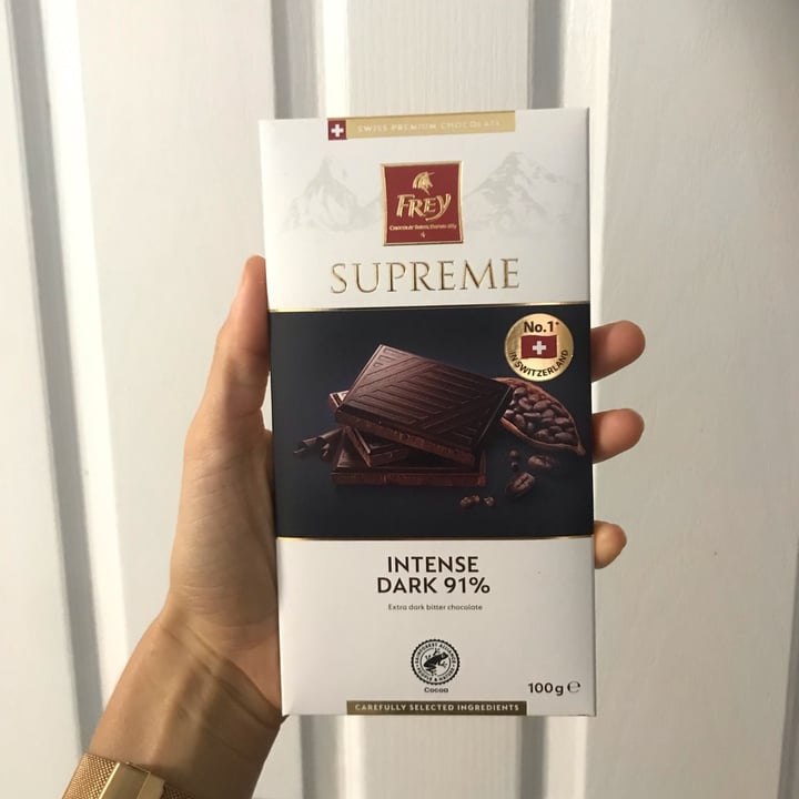 photo of Frey SUPREME intense dark 91% shared by @smarti on  24 May 2022 - review