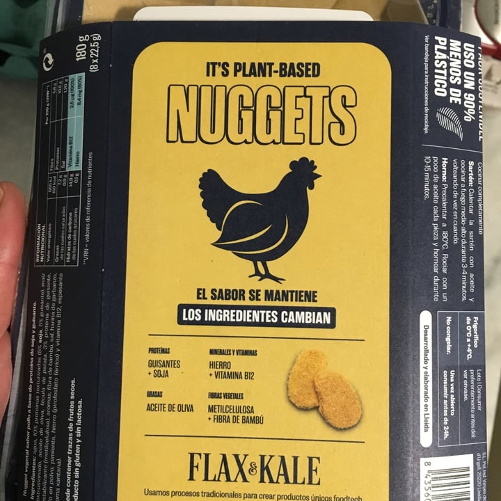 photo of Flax & Kale Nuggets shared by @claudiadelmonte on  06 Apr 2022 - review