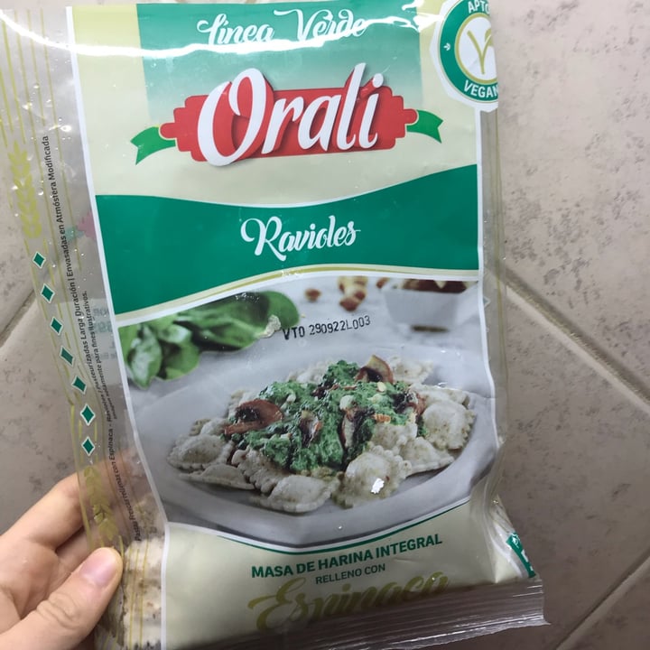 photo of Orali Ravioles Integrales De Espinaca shared by @candeballesta on  10 Sep 2022 - review