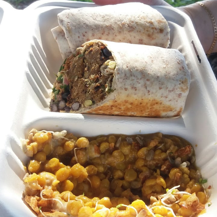 photo of The Sunshine Food Sprouting Co Veg Burger Wrap shared by @talthegreenteacher on  04 Aug 2020 - review