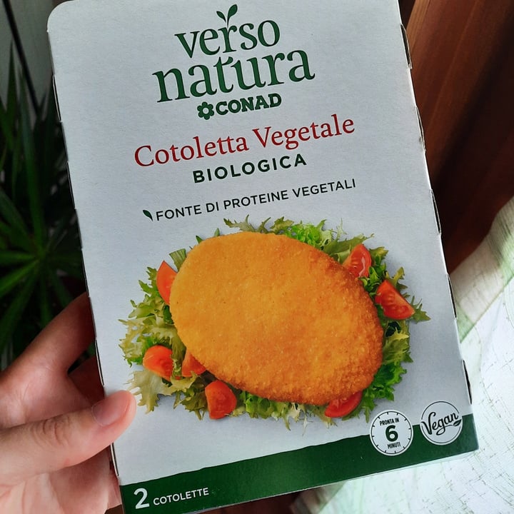 photo of verso natura conad Cotoletta Vegetale Biologica shared by @biotwins on  15 Sep 2022 - review
