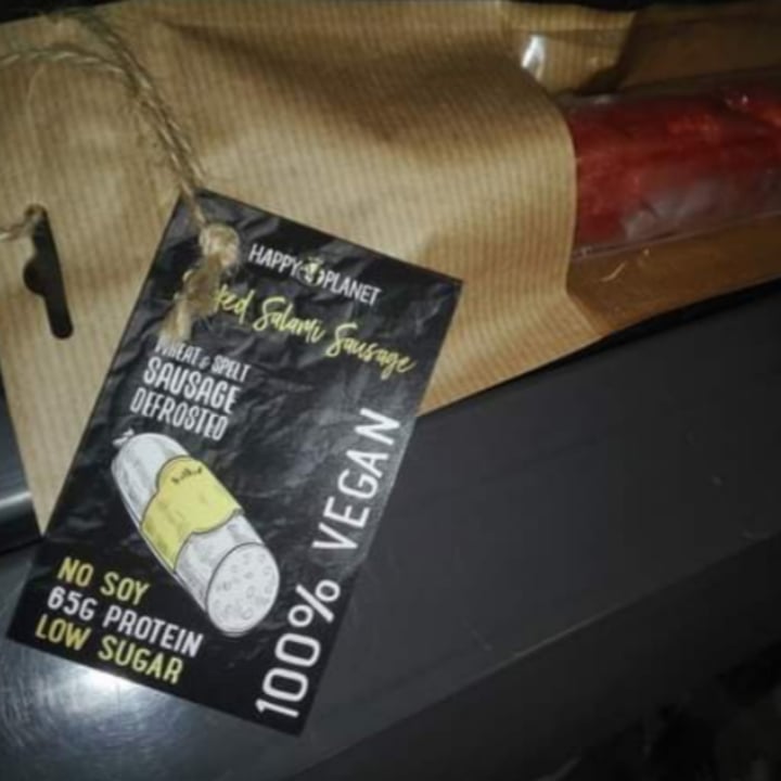 photo of Happy V Planet Vegan Hardwood Smoked Salami shared by @blackbird on  26 Jan 2021 - review