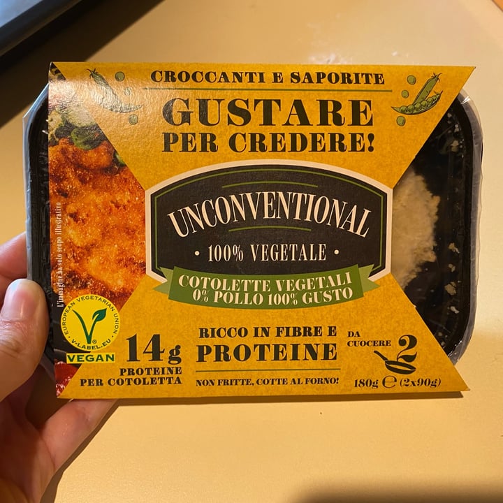photo of Unconventional Cotolette Vegetali 0% Pollo 100% Gusto shared by @rachelerivolta on  03 Jul 2022 - review