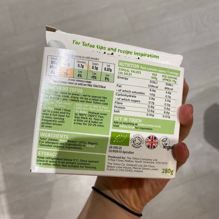 review photo of The Tofoo Co. naked tofu shared by @lillyliftsandruns on 10 Mar 2021 - review