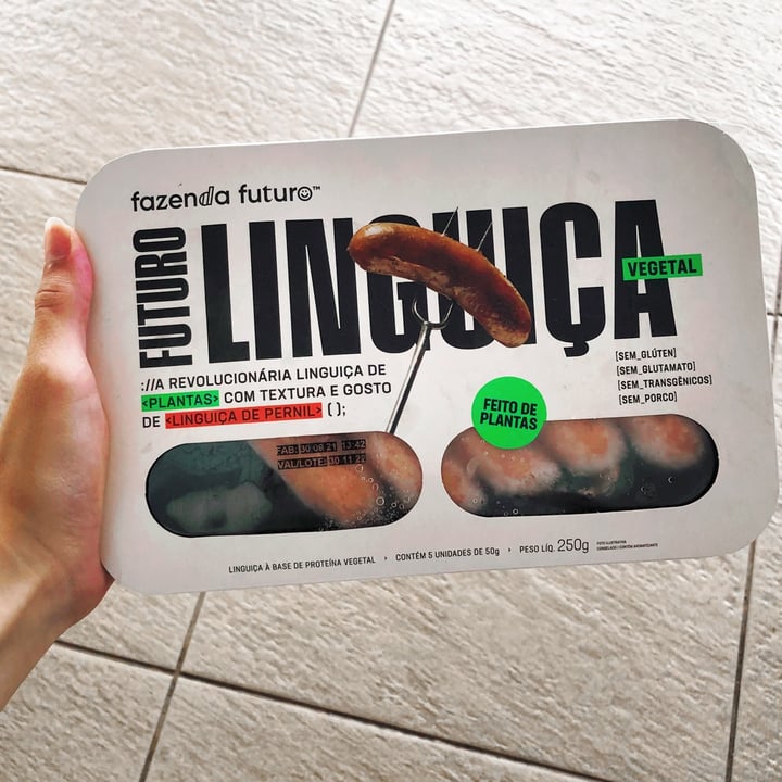 review photo of Fazenda Futuro - Future Farm Futuro Linguiça shared by @vegabiborges on 14 Feb 2022 - review