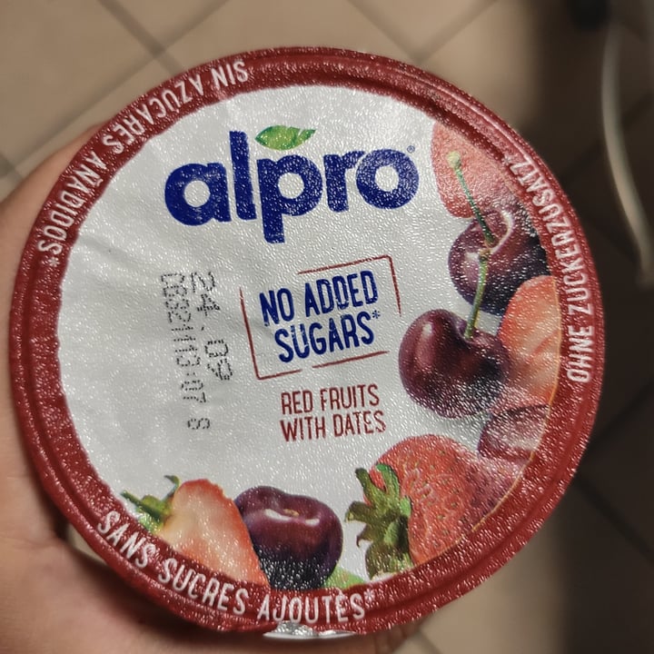 photo of Alpro Red Fruits With Dates (No Added Sugars) shared by @alequa on  25 Aug 2022 - review