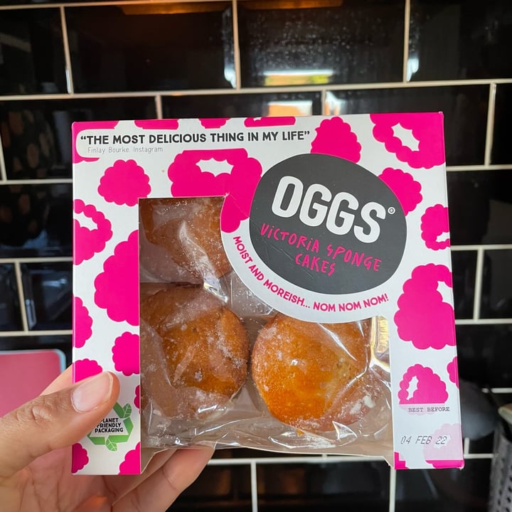 photo of OGGS Victoria Sponge Cakes shared by @southernveganupnorth on  17 Jan 2022 - review