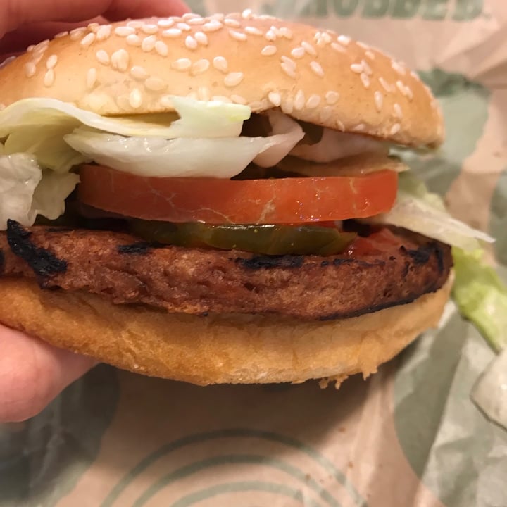 photo of Burger King whopper vegetal shared by @jjazcuello on  25 Sep 2021 - review