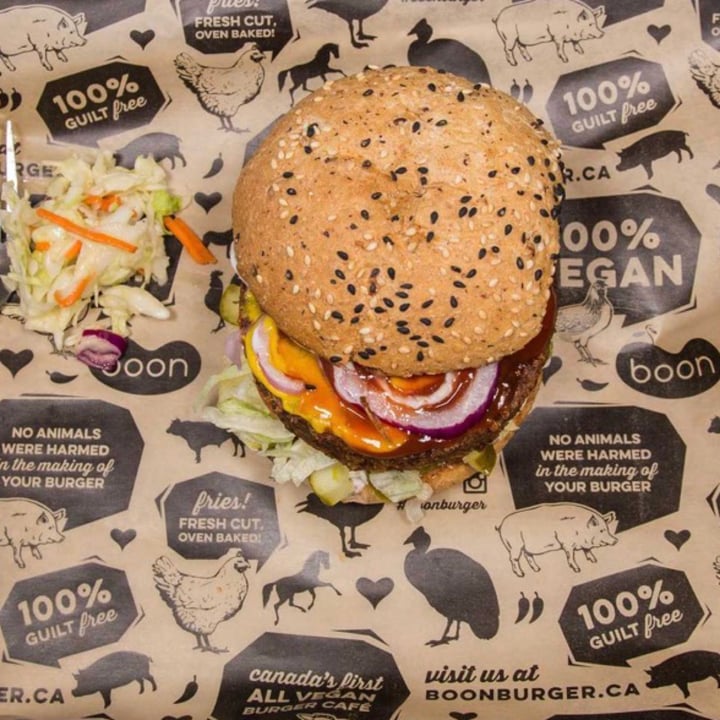 photo of Boon Burger Cafe Cowboy Burger shared by @addie623 on  05 Aug 2021 - review