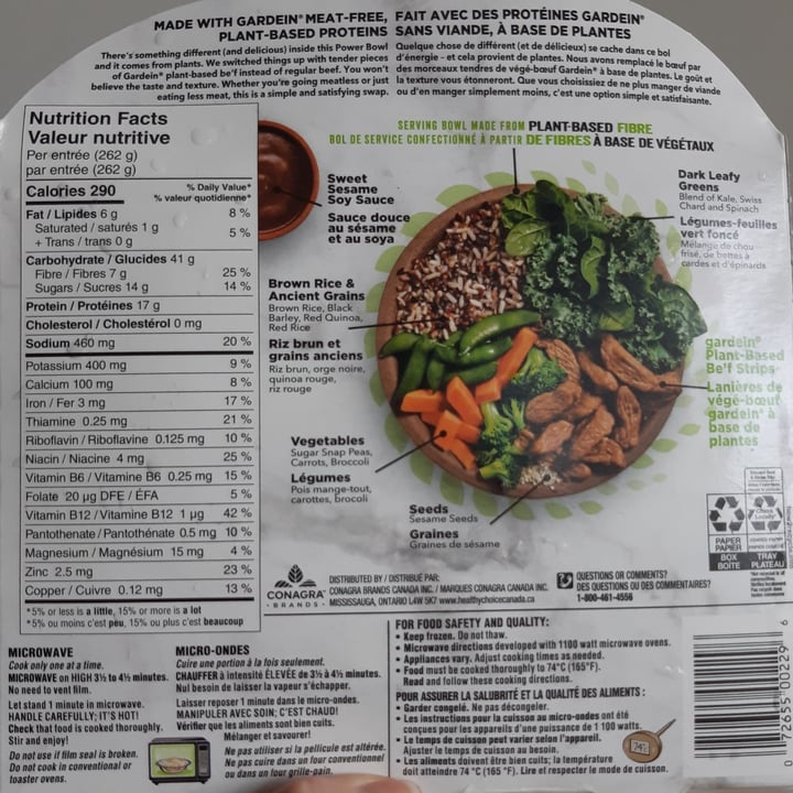 photo of Healthy Choice Power Bowls Be'f & Vegetable Stir Fry shared by @hbchic on  26 Feb 2021 - review