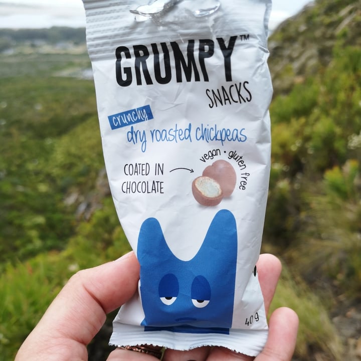 photo of Grumpy Snacks crunchy choc coated chickpeas shared by @tanyavt on  25 Apr 2021 - review