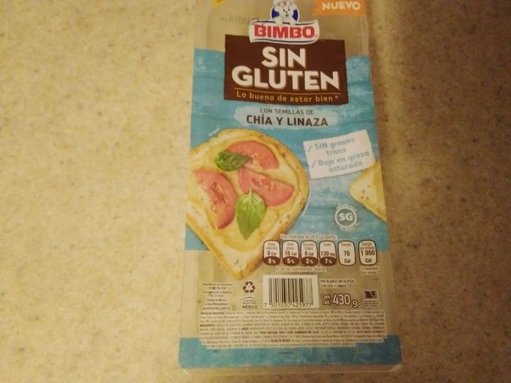 photo of Bimbo Sin Gluten shared by @anapg on  14 Dec 2019 - review