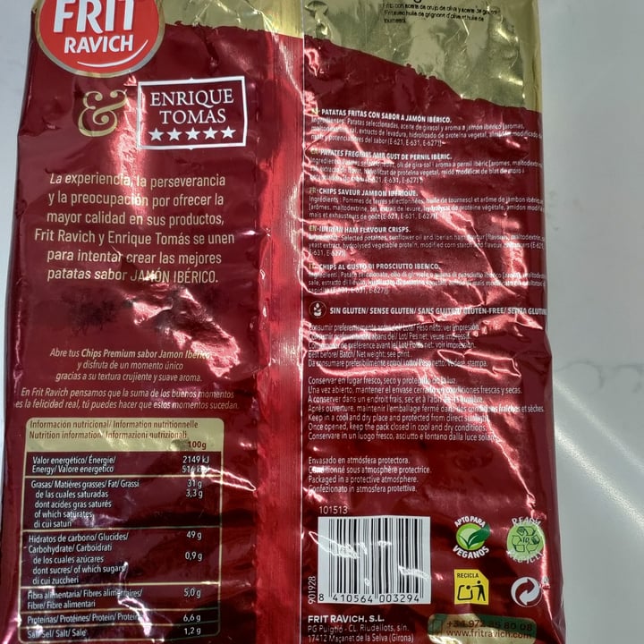 review photo of Frit Ravich Chips premium sabor jamón ibérico shared by @ein on 25 Jul 2022 - review