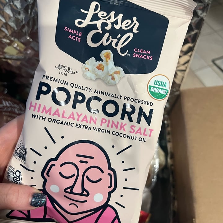 photo of Lesser Evil Snacks Lesser Evil popcorn shared by @revoltingviolet on  22 Nov 2022 - review
