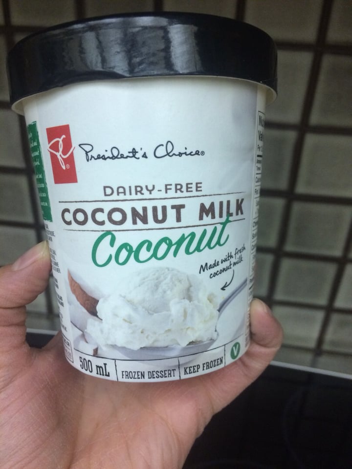 photo of President's Choice Coconut Dairy-Free Coconut Milk Frozen Dessert shared by @gardenpicked on  26 Sep 2018 - review