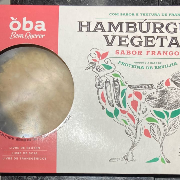 photo of Oba Hambúrguer Vegetal Sabor Frango shared by @alexapetrilli on  18 Apr 2022 - review