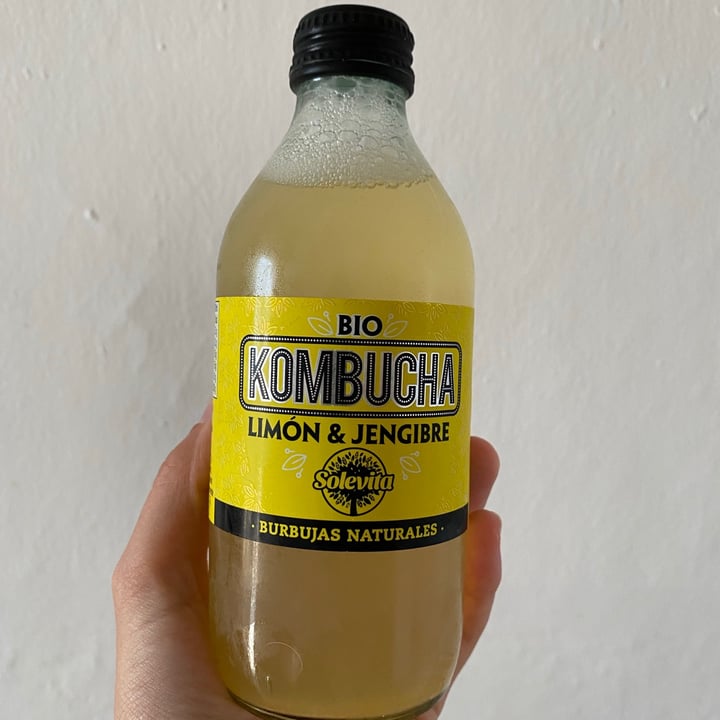 photo of Solevita Bio Kombucha limón y jengibre shared by @serra on  26 Aug 2021 - review