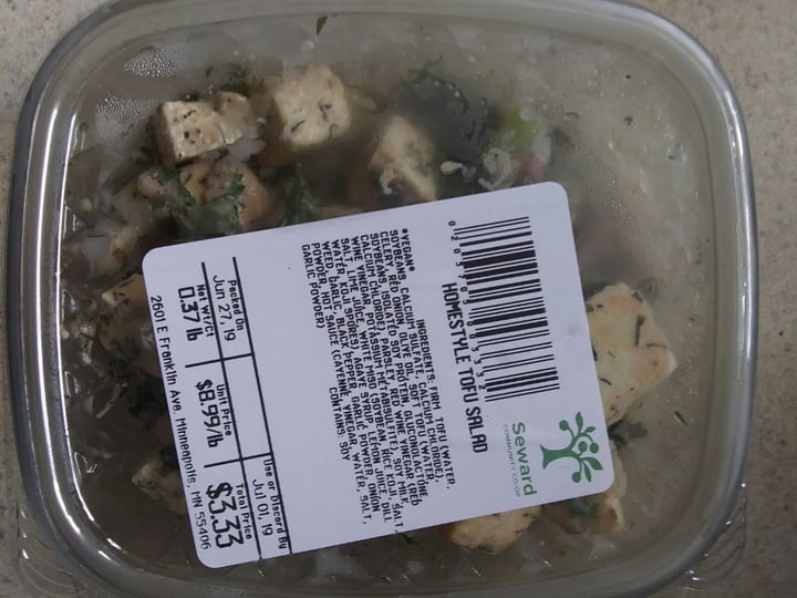 photo of Seward Community Co-op - Friendship Store Homestyle Tofu Salad shared by @annesemenak on  29 Jun 2019 - review