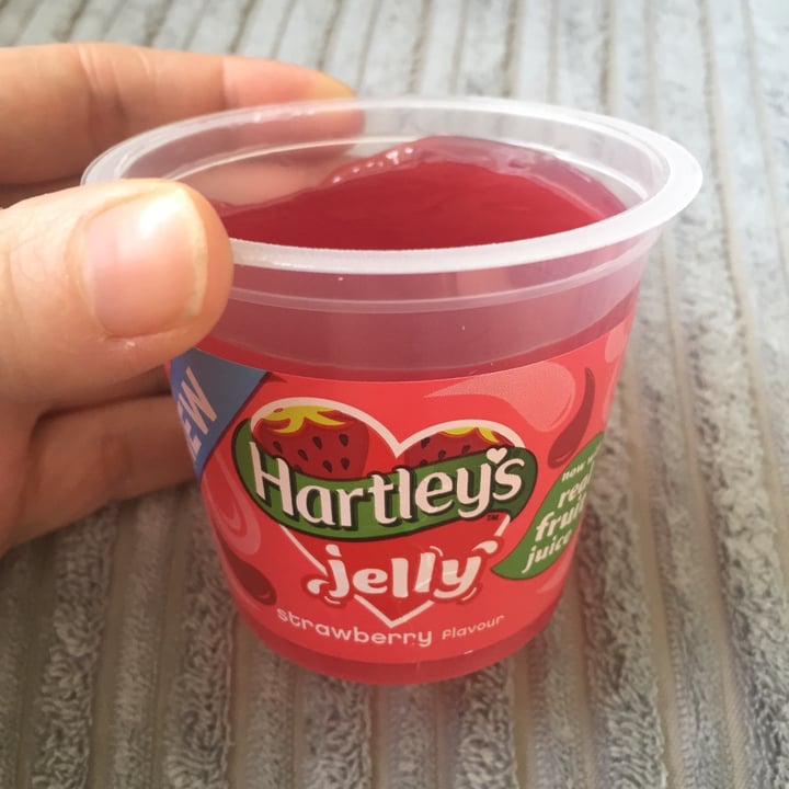 photo of Hartley’s Jelly strawberry flavour shared by @naomivegan on  04 Dec 2021 - review