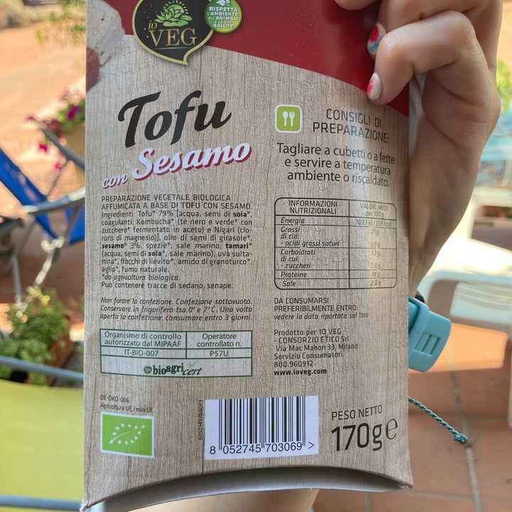 photo of ioVEG tofu al sesamo shared by @illusionbenny on  16 Jun 2022 - review