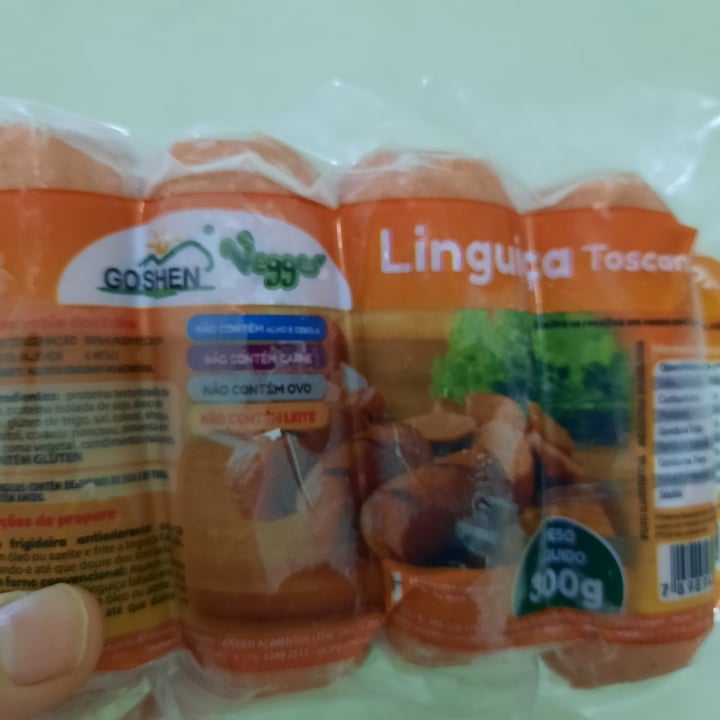 photo of Goshen Vegges linguiça toscana de soja shared by @lucianafaga on  12 May 2022 - review