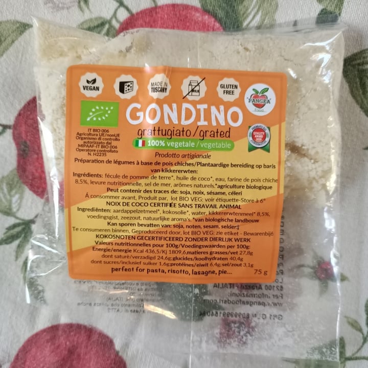 photo of Pangea Foods Gondino grattugiato shared by @sarahneva on  16 Nov 2020 - review