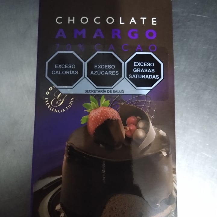 photo of Turin Chocolate Amargo 70% Cacao shared by @veggivy on  14 Dec 2020 - review