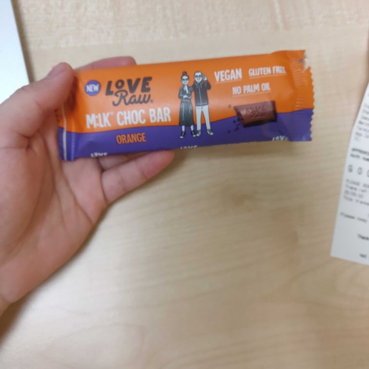 photo of LoveRaw Chocolate orange bar shared by @thefunkychick on  23 Mar 2022 - review