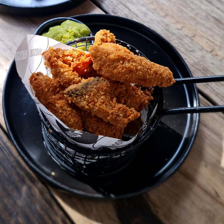 photo of Hudsons The Burger Joint (Stellenbosch) Panko crumbed strips(vegan) shared by @nandi86 on  19 Jun 2021 - review