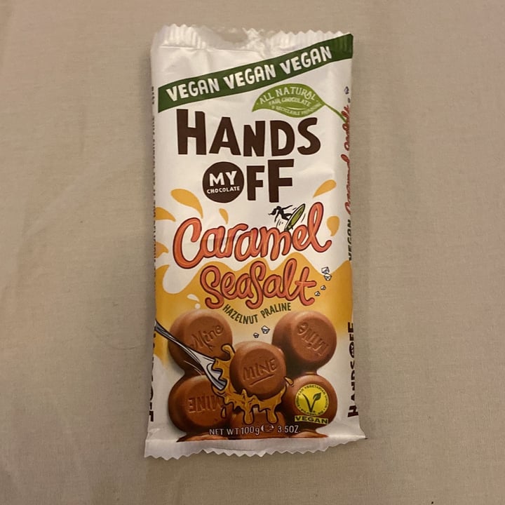 photo of Hands Off My Chocolate Caramel Seasalt Hazelnut Praline shared by @carolinam on  23 Jul 2022 - review