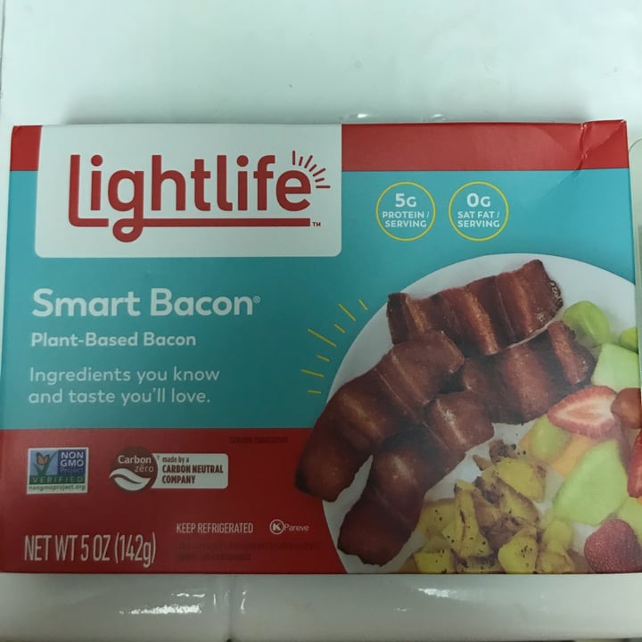 photo of Lightlife Smart Bacon Plant-Based Bacon shared by @greengoddess83 on  09 Jan 2022 - review