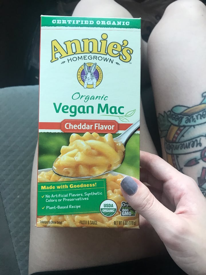 photo of Annie’s Organic Vegan Mac – Shells With Creamy Sauce shared by @kozykitsune on  28 May 2019 - review