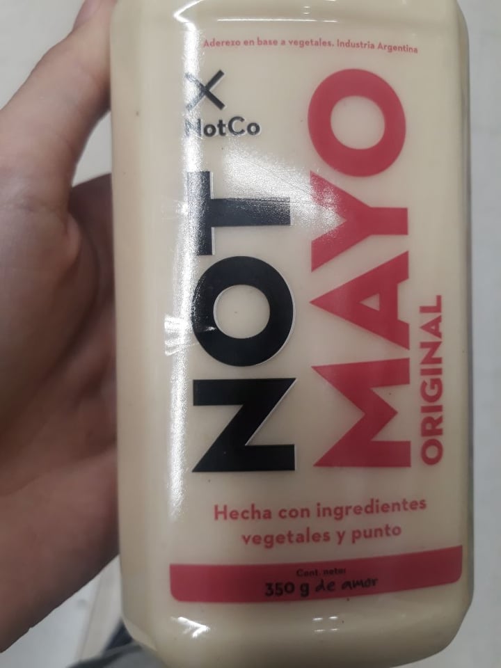 photo of NotCo Not Mayo Original shared by @camilavalenzuela on  10 Dec 2019 - review