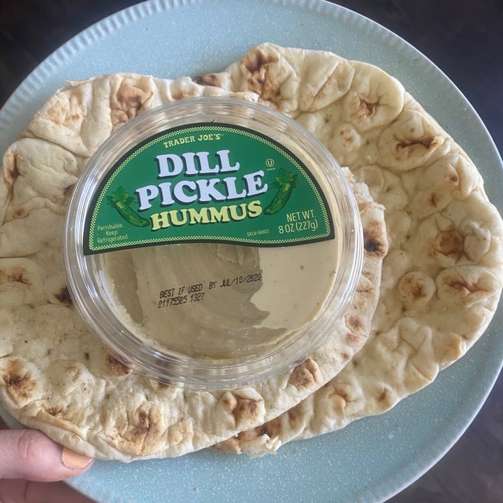 review photo of Trader Joe's Dill Pickle Hummus shared by @fitbitchsoypreme on 09 May 2020 - review