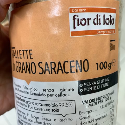 Gallette di Grano Saraceno Bio di Fior di Loto 