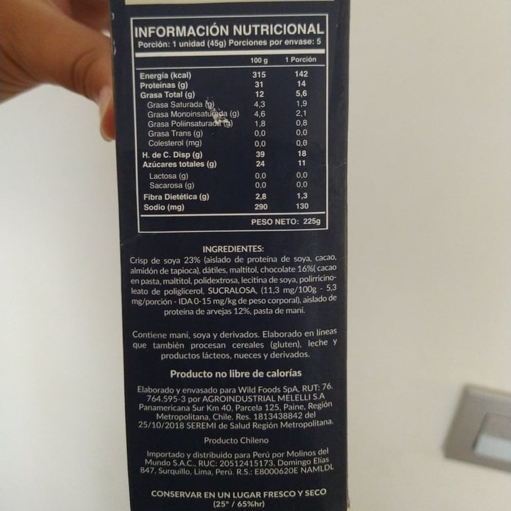 review photo of Wild Foods Barras De Chocolate Bitter shared by @mac04 on 18 Jun 2022 - review