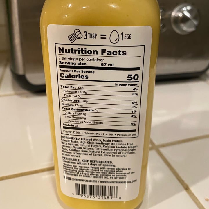 review photo of Simply Eggless Plant-based Egg shared by @juquintero on 04 Jan 2022 - review