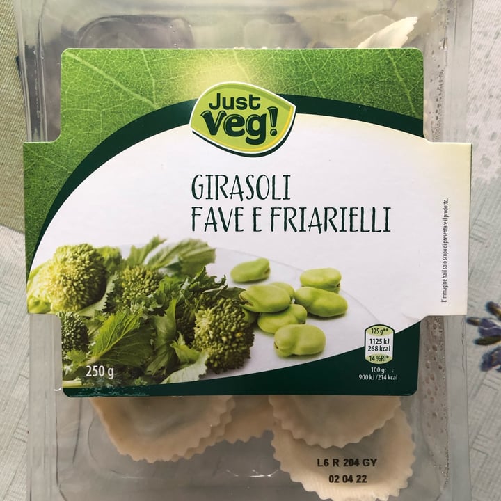 photo of Just Veg! (ALDI Italy) Girasoli fave e friarelli shared by @sarasimone on  22 Mar 2022 - review