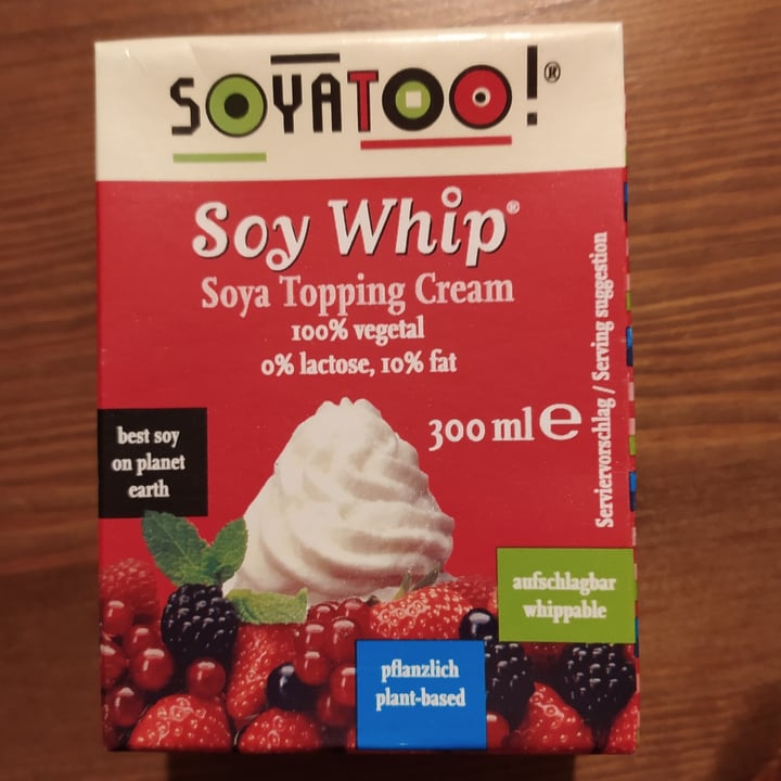 photo of Soyatoo! Soy Whip Soy Topping Cream shared by @emilyjane on  30 Nov 2021 - review