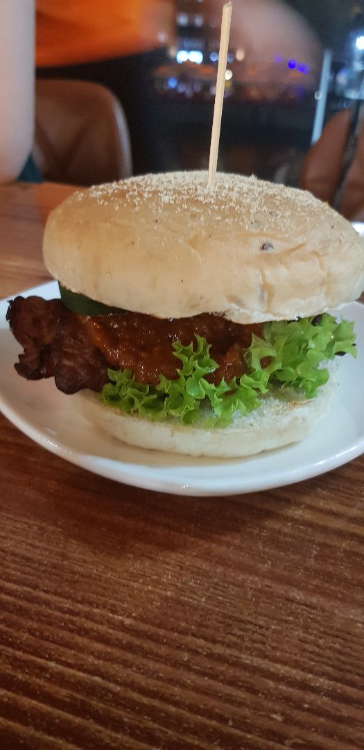 review photo of nomVnom Bistro Temptation Satay Burger shared by @carrots on 17 Mar 2020 - review