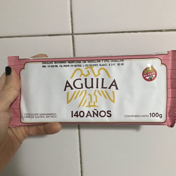 photo of Aguila Chocolate Taza Semiamargo shared by @cguerrero on  03 Nov 2020 - review