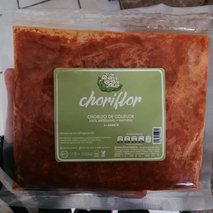 review photo of Arre's Chorizo de Coliflor shared by @cynthiaxho on 01 Mar 2021 - review